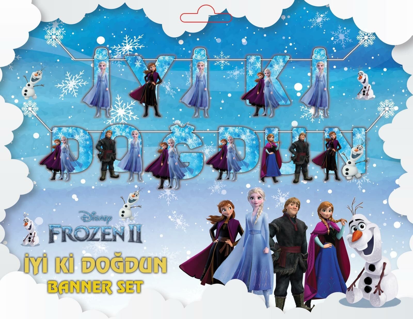 YAZI 3D BANNER FROZEN