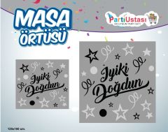 BASKILI MASA ÖRTÜSÜ İ.DOĞDUN GÜMÜŞ