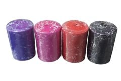 TAKOZ MUM MERMER UZUN KIRMIZI 12hX6.5 CM