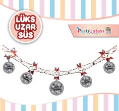 LÜKS UZAR SÜS İYİ Kİ DOĞDUN GÜMÜŞ