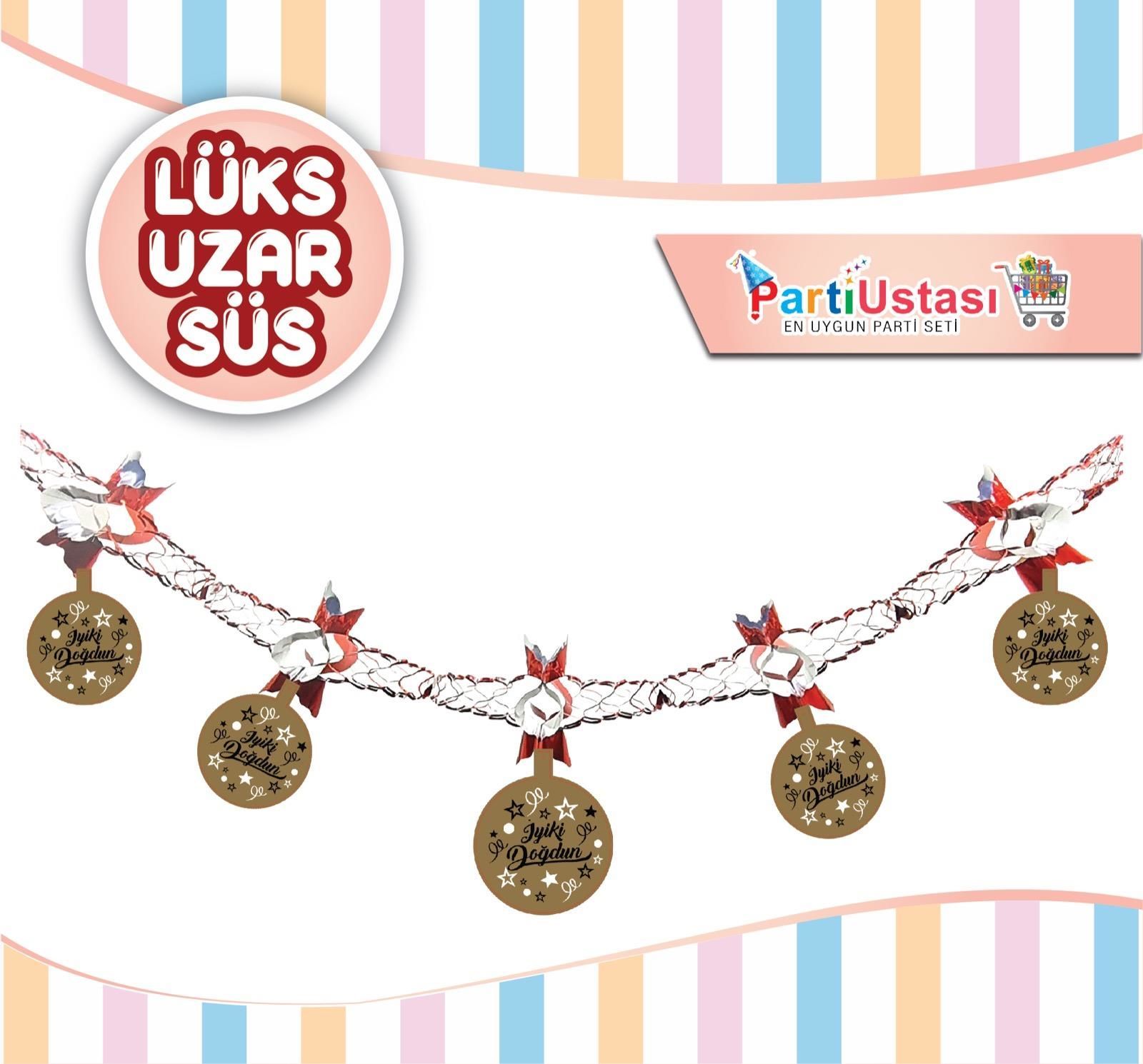 LÜKS UZAR SÜS İYİ Kİ DOĞDUN ALTIN