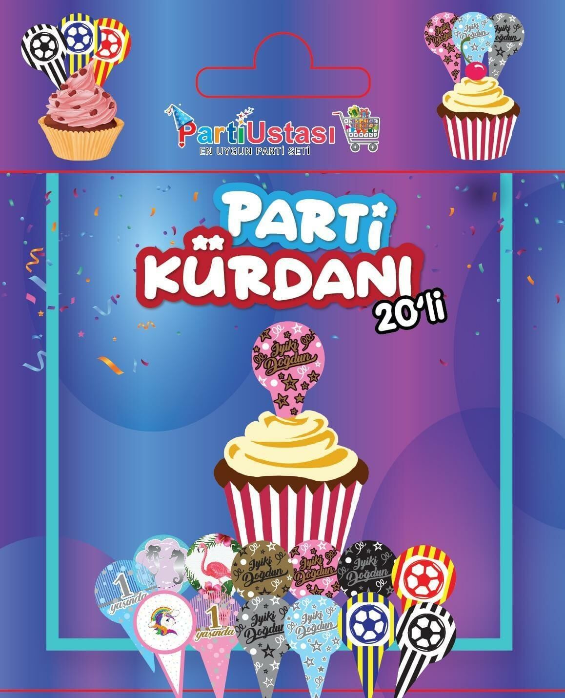 KÜRDAN İYİKİ DOĞDUN PEMBE 20 Lİ