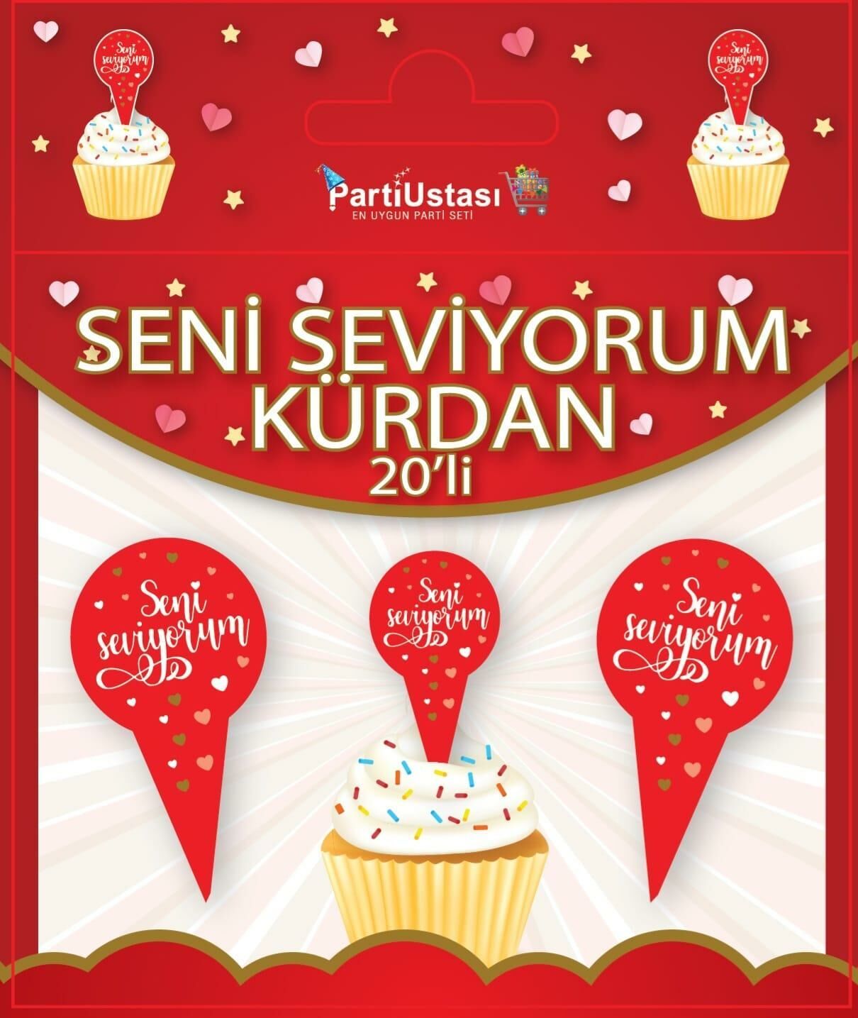 KÜRDAN SENİ SEVİYORUM 20 Lİ