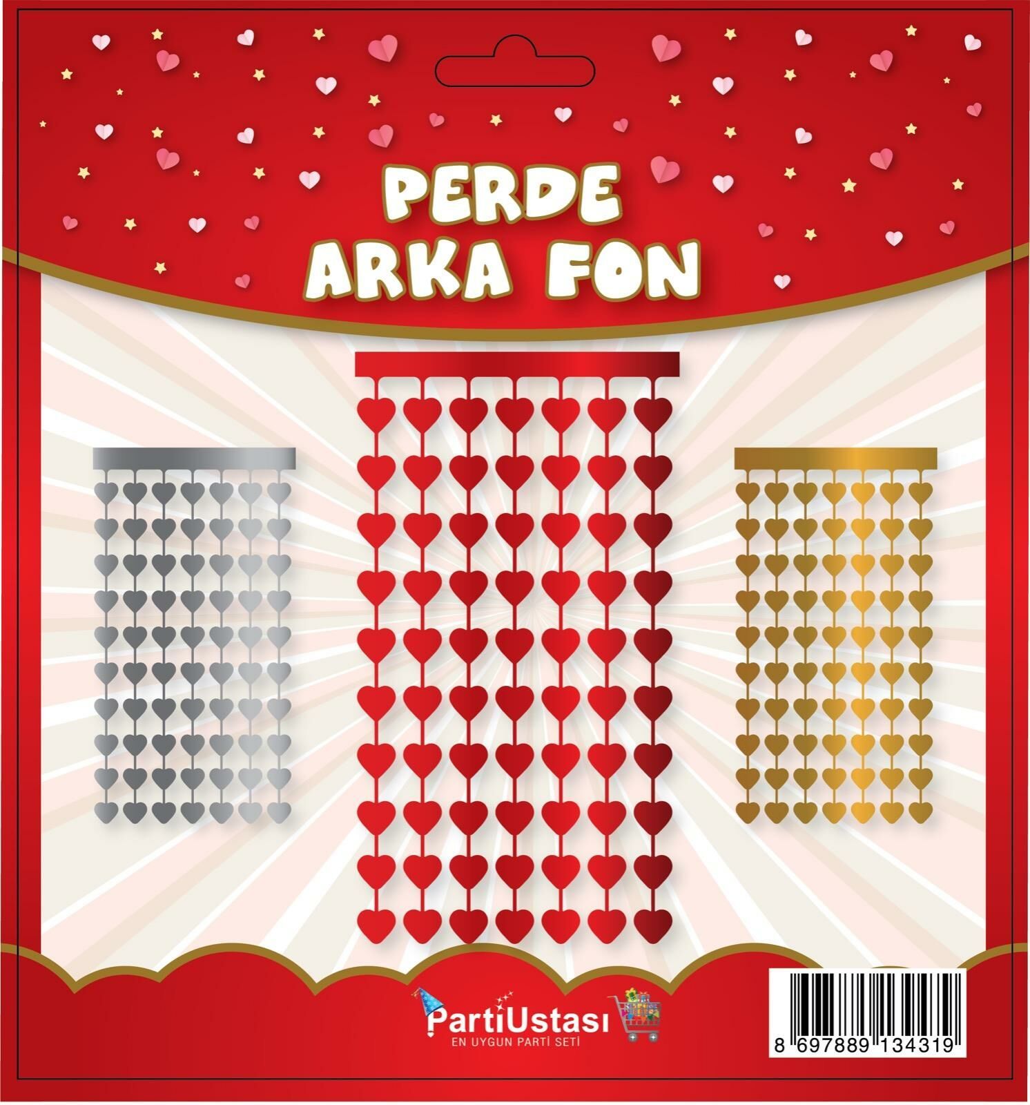 PERDE KALP KIRMIZI