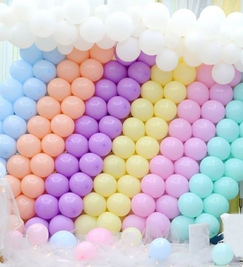 BALON MACARON KARIŞIK RENK 100 LÜ
