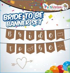 YAZI BANNER BRİDE TO BRONZ