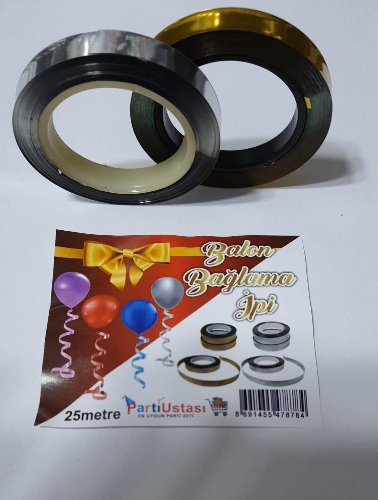 BALON BAĞLAMA İPİ TEKLİ ALTIN