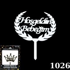 PASTA YAZISI PLEKSİ H.BEBEĞİM GÜMÜŞ