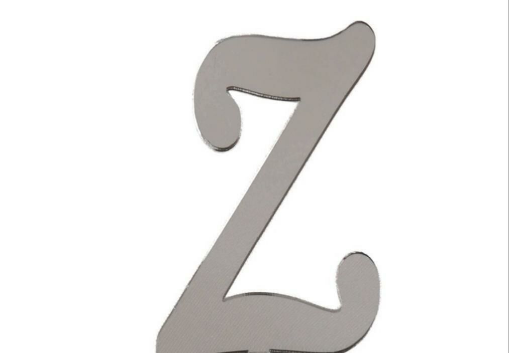PLEKSİ 25 Lİ HARF GÜMÜŞ NO:Z