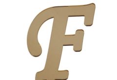 PLEKSİ 25 Lİ HARF ALTIN NO:F