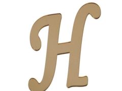 PLEKSİ 25 Lİ HARF ALTIN NO:H