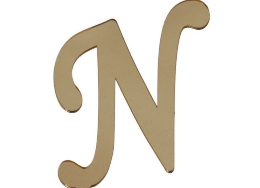 PLEKSİ 25 Lİ HARF ALTIN NO:N