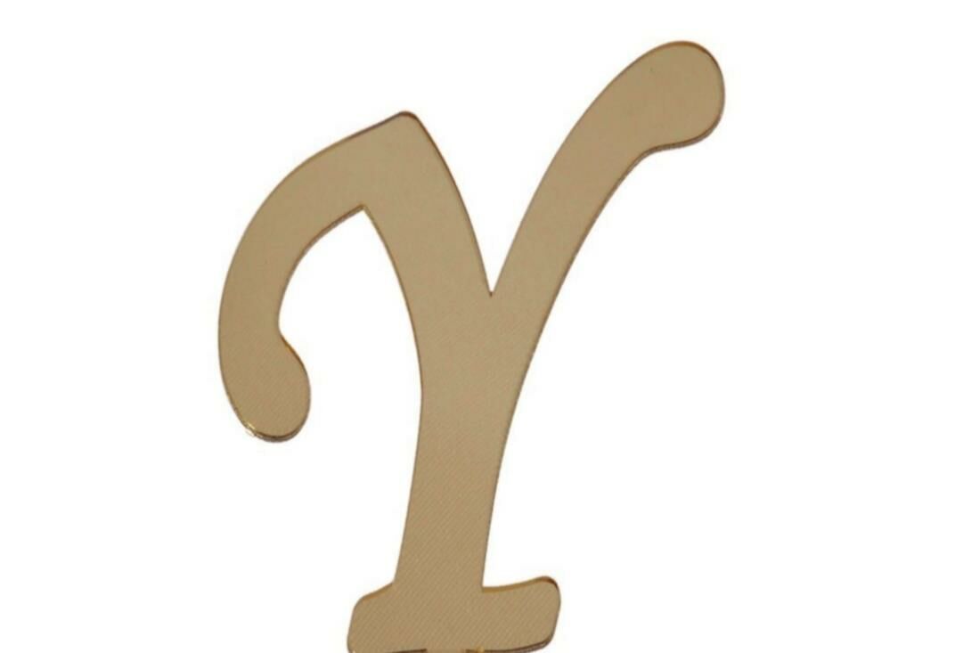 PLEKSİ 25 Lİ HARF ALTIN NO:Y