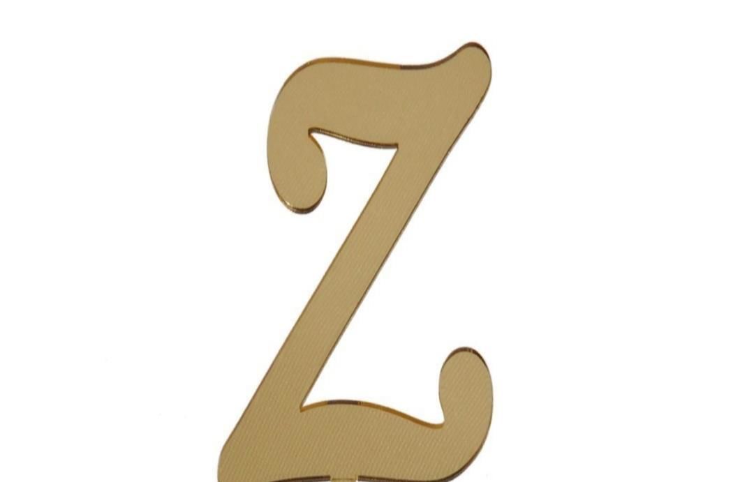 PLEKSİ 25 Lİ HARF ALTIN NO:Z