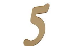 PLEKSİ 25 Lİ RAKAM ALTIN NO:5