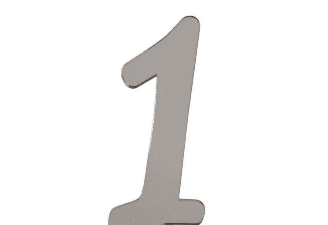 PLEKSİ 25 Lİ RAKAM GÜMÜŞ NO:1