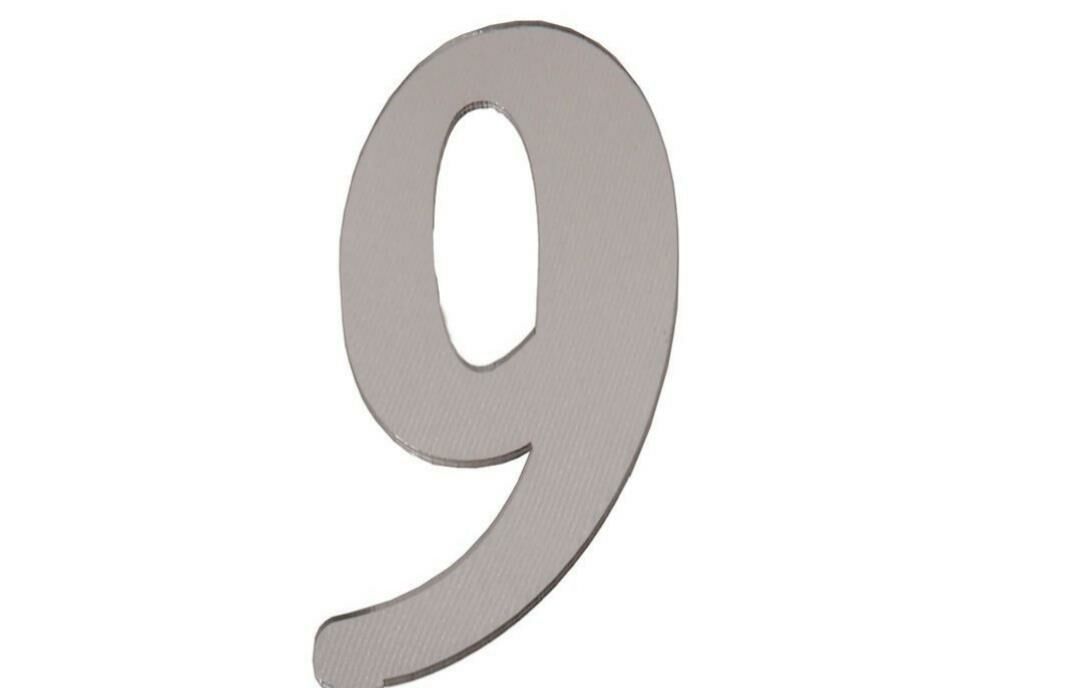 PLEKSİ 25 Lİ RAKAM GÜMÜŞ NO:9