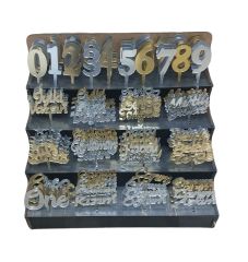 SET PLEKSİ PASTA YAZISI 120 ADET VE  RKM 100 GÜMÜŞ