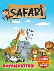 BOYAMA KİTABI SAFARİ (1 POŞET 10LU)