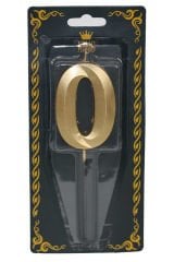 LÜKS RAKAM MUM GOLD 0