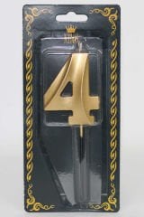 LÜKS RAKAM MUM GOLD 4