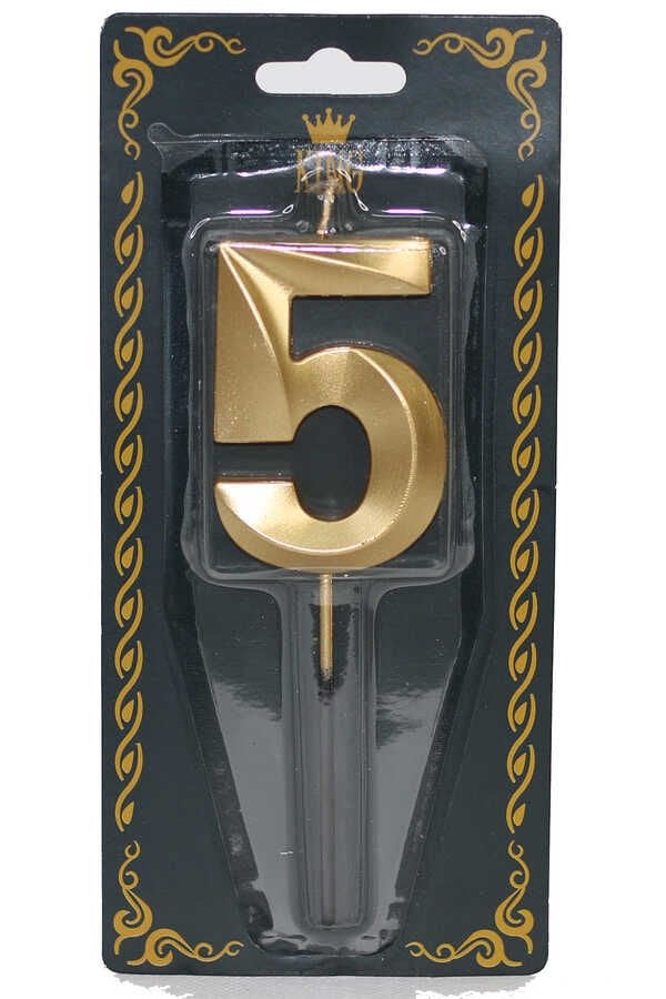 LÜKS RAKAM MUM GOLD 5