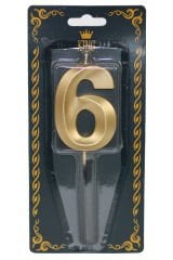 LÜKS RAKAM MUM GOLD 6