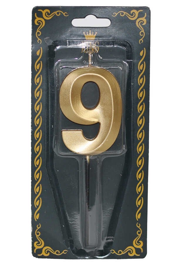 LÜKS RAKAM MUM GOLD 9