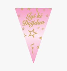 FLAMA İYİKİ DOĞDUN PEMBE