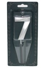 LÜKS RAKAM MUM SİLVER 7
