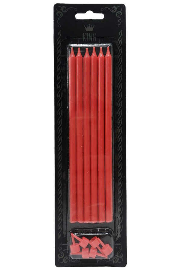 LÜKS KIRMIZI MUM 6LI 20CM