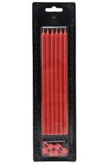 LÜKS KIRMIZI MUM 6LI 20CM