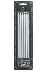LÜKS SİLVER MUM 6LI 20CM