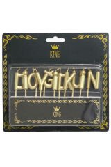 İYİKİ DOĞDUN LÜKS MUM GOLD