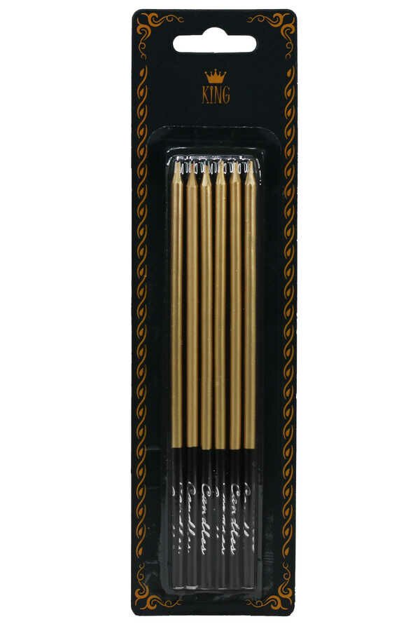 LÜKS KALEM MUM 15CM GOLD