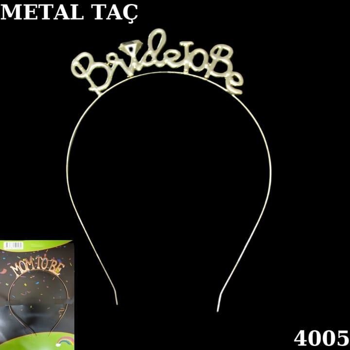 TAÇ METAL BRİDE TO BE ALTIN