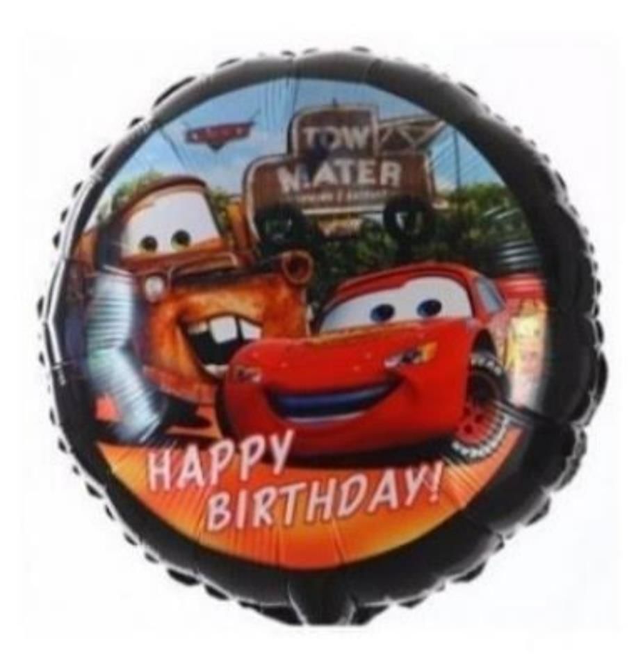FOLYO BALON CARS 18İNÇ 10 LU