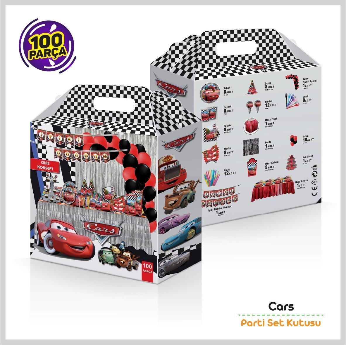 PARTİ SETİ CARS