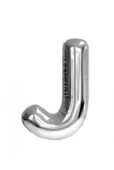 34 İNC FOLYO BALON HARF GÜMÜŞ J