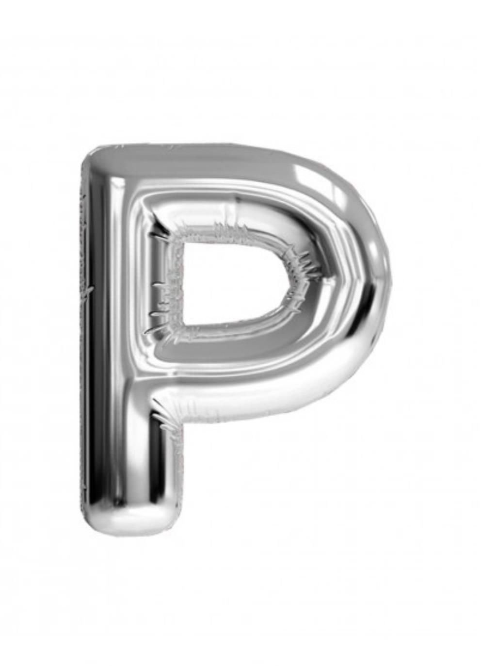34 İNC FOLYO BALON HARF GÜMÜŞ P