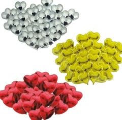 SET KALP 25 Lİ FOLYO BALON GÜMÜŞ İNC