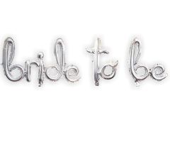 SET BRIDE TO BE KOREOGRAFİ FOLYO BALON GÜMÜŞ