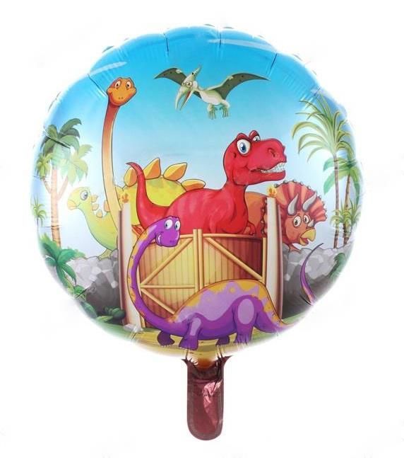 DİNAZOR YUVARLAK  FOLYO BALON 18 İNÇ