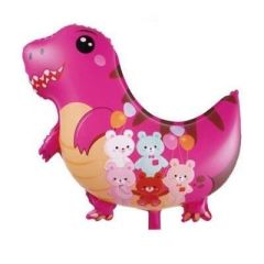 DİNAZOR FOLYO BALON 62X60CM PEMBE