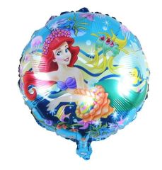 DENİZ KIZI  YUVARLAK 18 İNC FOLYO BALON